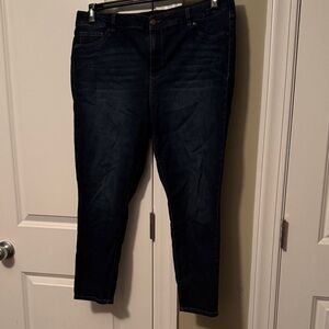 d. jeans Women's Deep Indigo Ankle Jeans